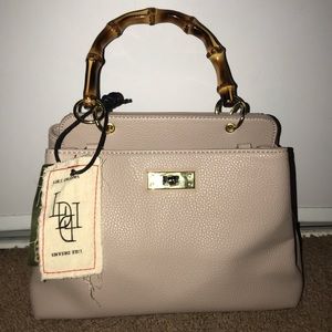 Wooden Handle Mini Bag/Purse